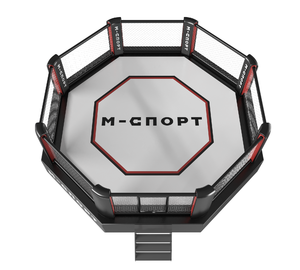 Октагон  на помосте 0,5м без обходной зоны диаметром 9м